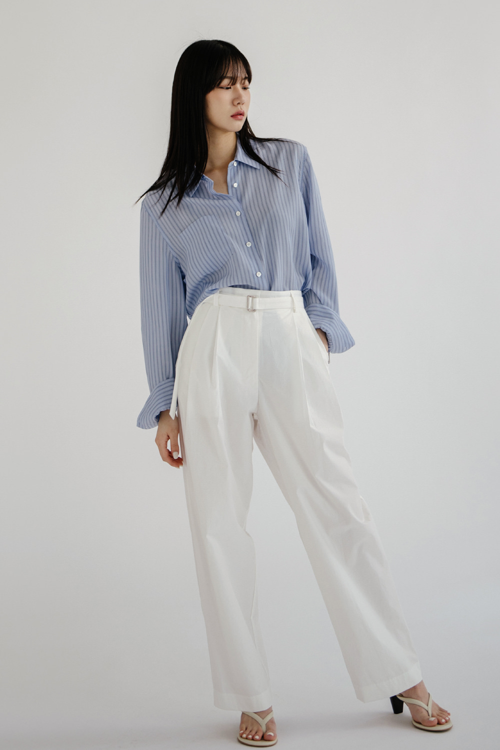 15207_Cotton Tuck Trousers